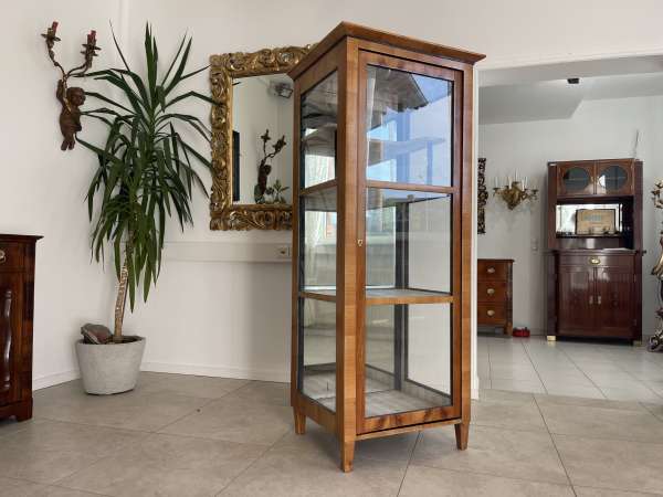 Biedermeier Vitrine Bücherschrank Glasschrank B1829