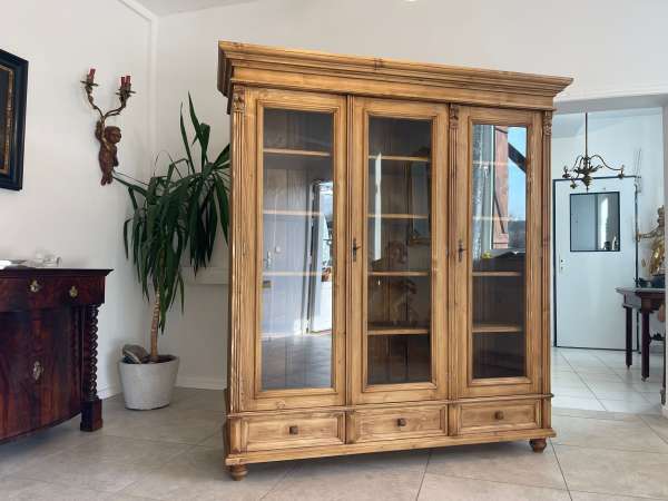 Bauernvitrine Bücherschrank Ordnerschrank Bauernschrank B1477