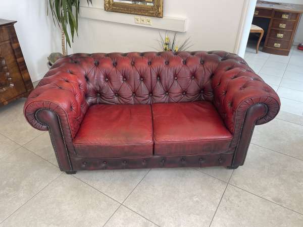 Cult Chesterfield 3er Sofa Couch Clubsofa A4556