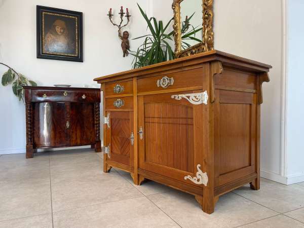 Restaurierte Jugendstil Anrichte Sideboard Traum A4986